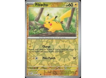 SV: Scarlet & Violet 151 #025165 Pikachu Reverse Holo