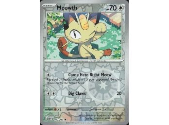SV: Scarlet & Violet 151 #052165 Meowth Reverse Holo