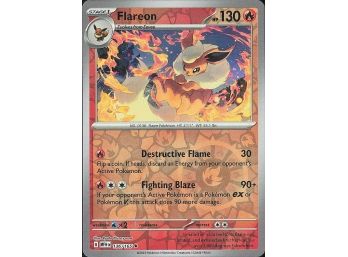 SV: Scarlet & Violet 151 #136165 Flareon Reverse Holo