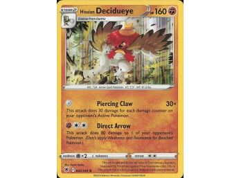 SWSH10: Astral Radiance #082/189 Hisuian Decidueye