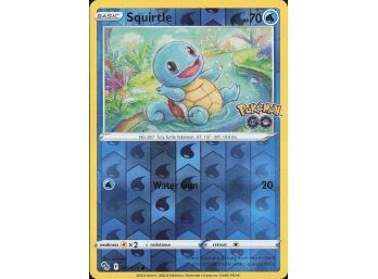 Pokemon GO #015078 Squirtle Reverse Holo