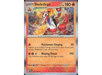SV01: Scarlet & Violet Base Set #038/198 Skeledirge
