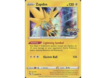 Pokemon GO #029/078 Zapdos