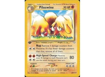 1st Edition Neo Revelation Piloswine