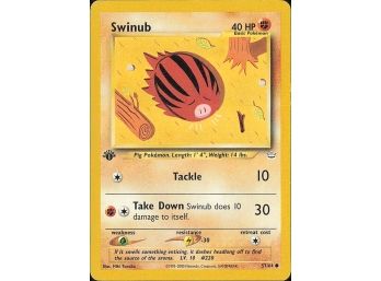 1st Edition Neo Revelation Swinub