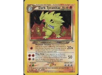 Holo Rare Neo Destiny Dark Tyranitar