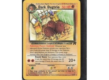 Rare Team Rocket Dark Dugtrio (23)