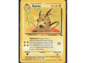 Rare Fossil Raichu (29)