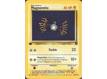 1st Edition Team Rocket Magnemite