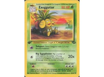 Uncommon,1st Edition Jungle Exeggutor