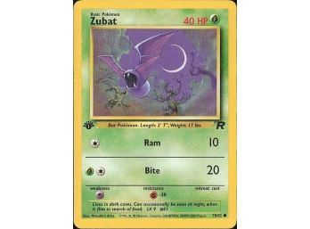 1st Edition Team Rocket Zubat