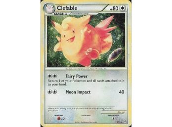 Holo Rare Call of Legends Clefable