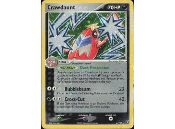 Holo Rare Deoxys Crawdaunt