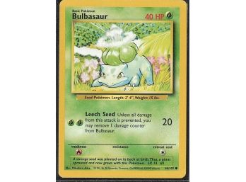 Common Base Set Bulbasaur