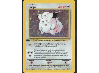 Holo Rare,1st Edition German Base Set Clefairy