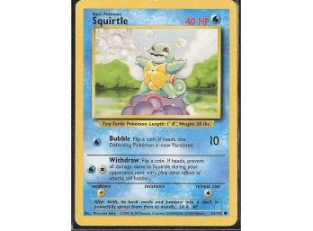Common Base Set Squirtle