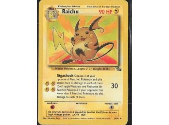 Rare Fossil Raichu (29)