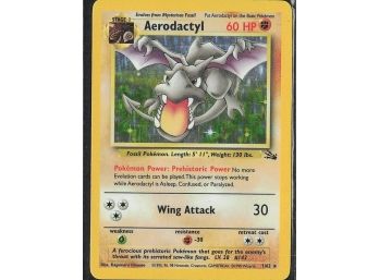 Holo Rare Fossil Aerodactyl (1)