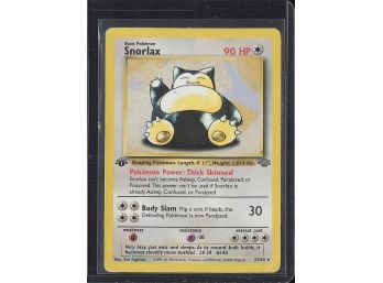 Rare,1st Edition Jungle Snorlax (27)