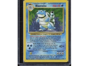 Holo Rare Base Set Blastoise