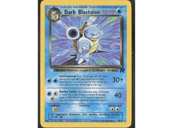 Rare Team Rocket Dark Blastoise (20)