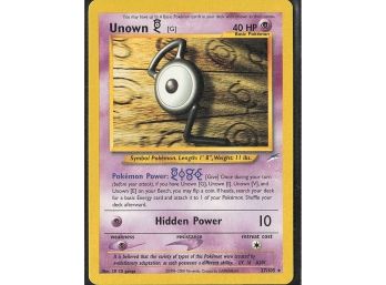 Rare Neo Destiny Unown [G]