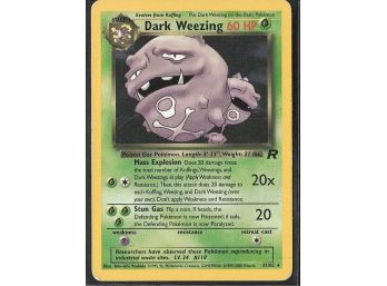 Rare Team Rocket Dark Weezing (31)