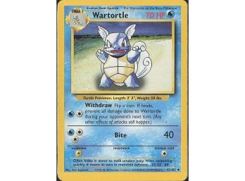 Uncommon Base Set Wartortle