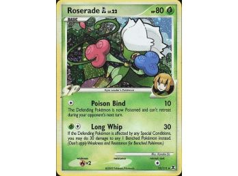 Holo Rare Rising Rivals Roserade GL