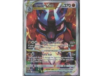 Promo SWSH: Sword & Shield Promo Cards Lucario VSTAR
