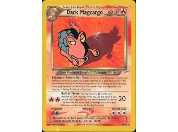 Rare Neo Destiny Dark Magcargo