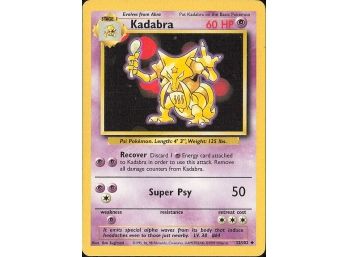 Uncommon Base Set Kadabra