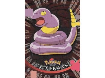 Pokemon Vintage Topps Black Label Ekans Holo