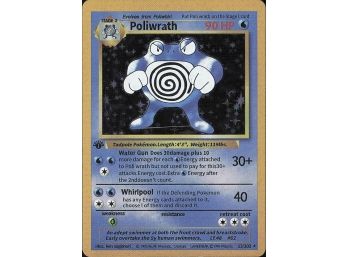Holo Rare,BOOTLEG Base Set 2 Poliwrath