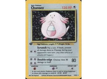 BOOTLEG 1st edition Holo Base Set Chansey