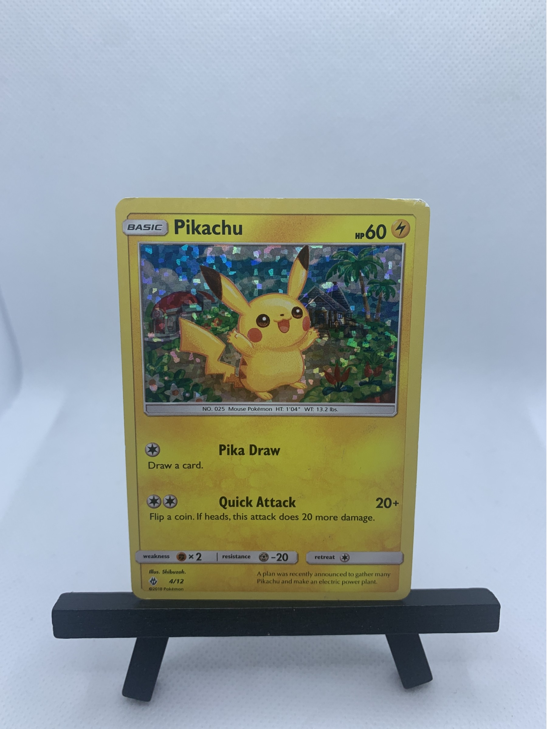 Pikachu 4/12 Holo Pokemon Mcdonald's Promo Card #5798 | Auctionninja.com