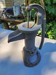 Antique Cast Iron Manual Hand Water Pitcher Pump Farmhouse Primitive Salvage
