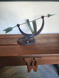 Vintage Metal Equatorial Sundial Garden Decor