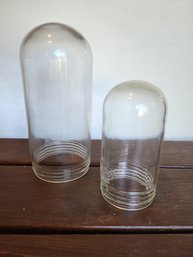 Vintage Industrial Glass Light Globes  Vapor Proof Threaded Jar Shaded Covers