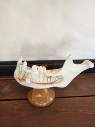 Vintage Dental Anatomical Model  Human Mandible Jaw & Teeth Medical Cross-Section