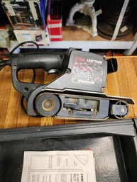Vintage Sears Craftsman 3' X 21' Belt Sander  1 HP Model 315.117131 With Case & Manual