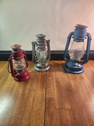 Vintage Kerosene Lantern Lot