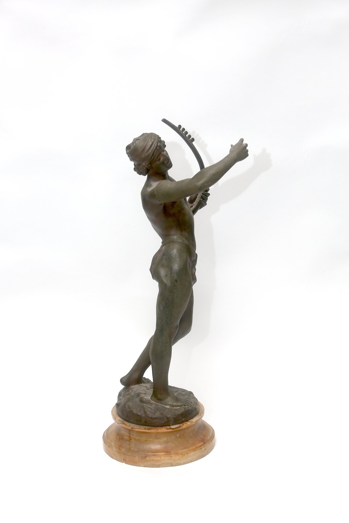 David Devant Saul Spelter Sculpture Signed #143323 | Auctionninja.com