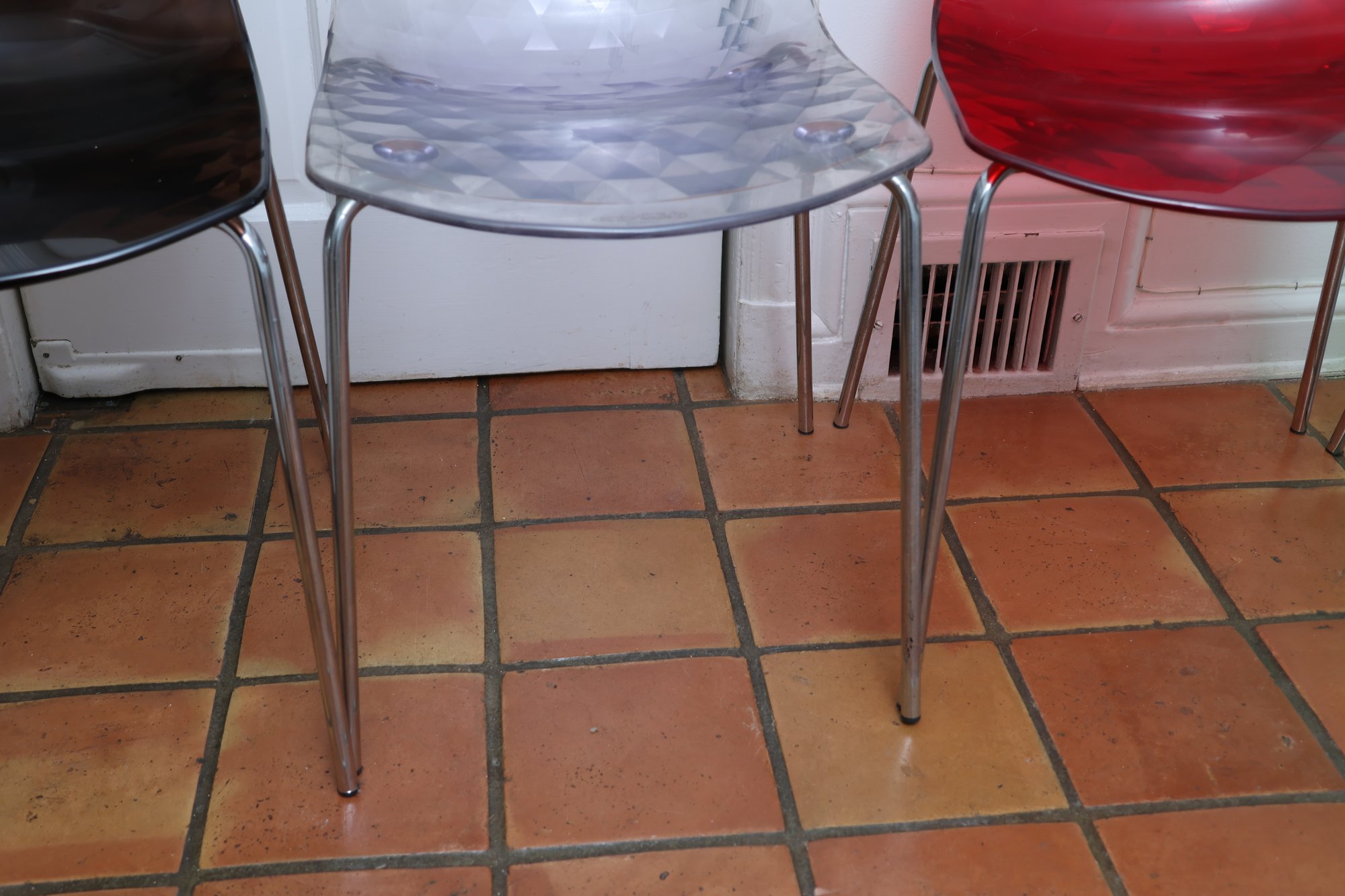 Mid Century Calligaris Ice Dining Chairs- Set Of #143498