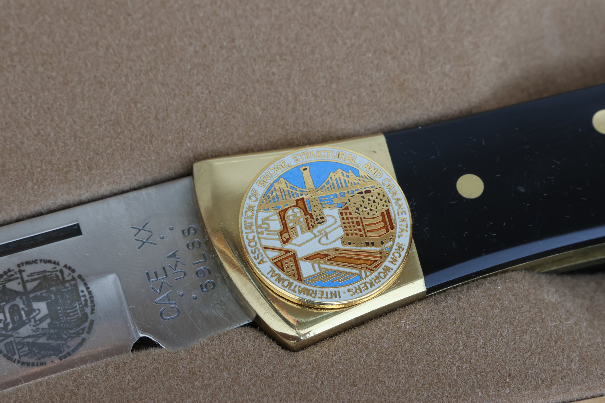 Case 100th Anniversary Iron Workers Folding Knife Limited Edition