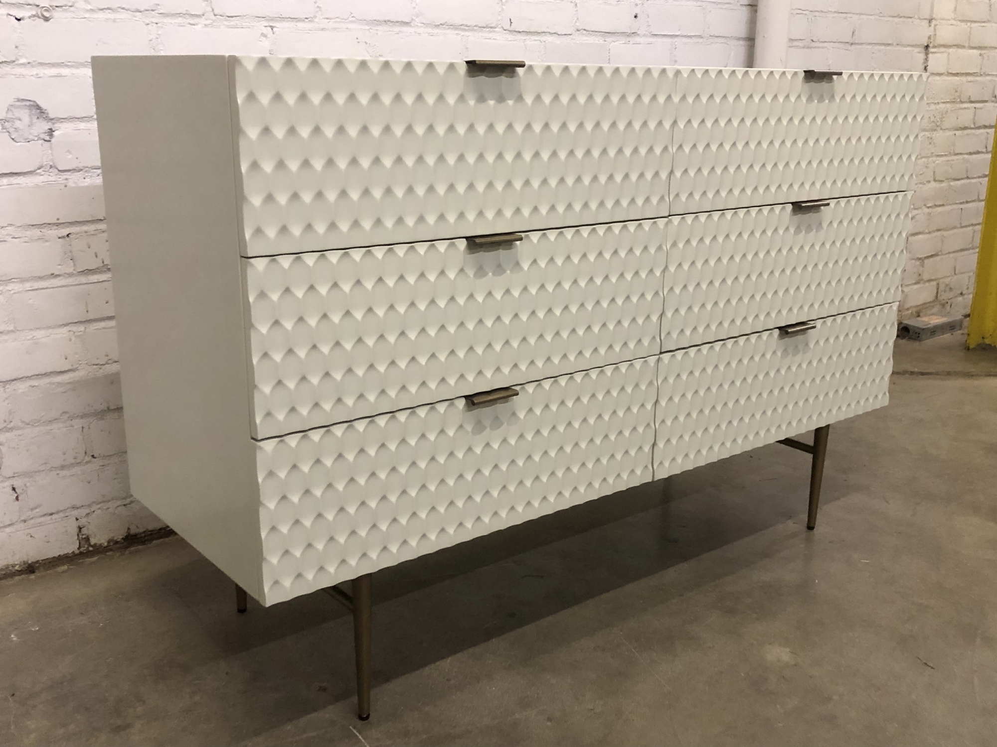West Elm "Audrey" Modern Six Drawer Dresser #75036 | Auctionninja.com