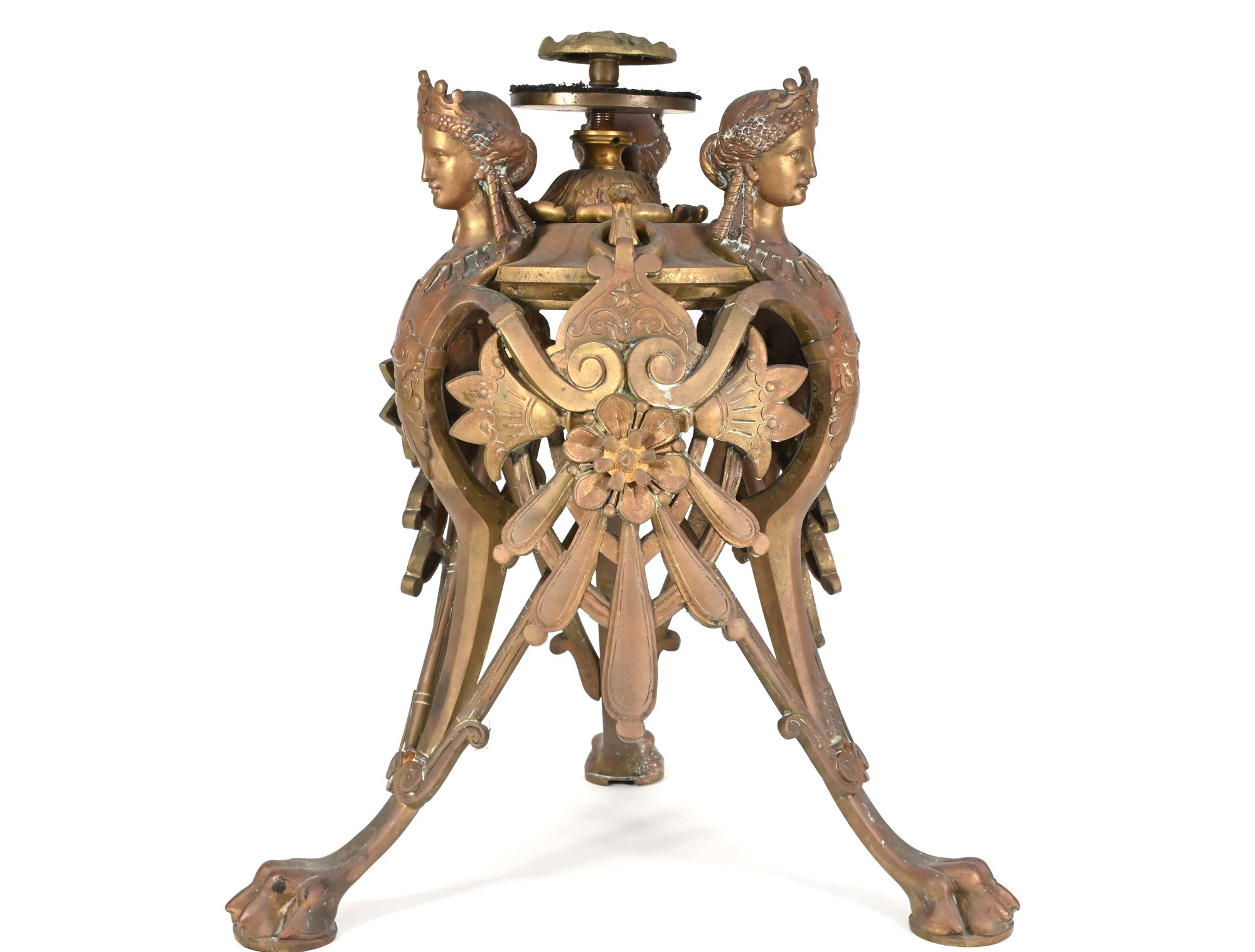 Dore Bronze Tri-Leg Figural Table Base #168834 | Auctionninja.com