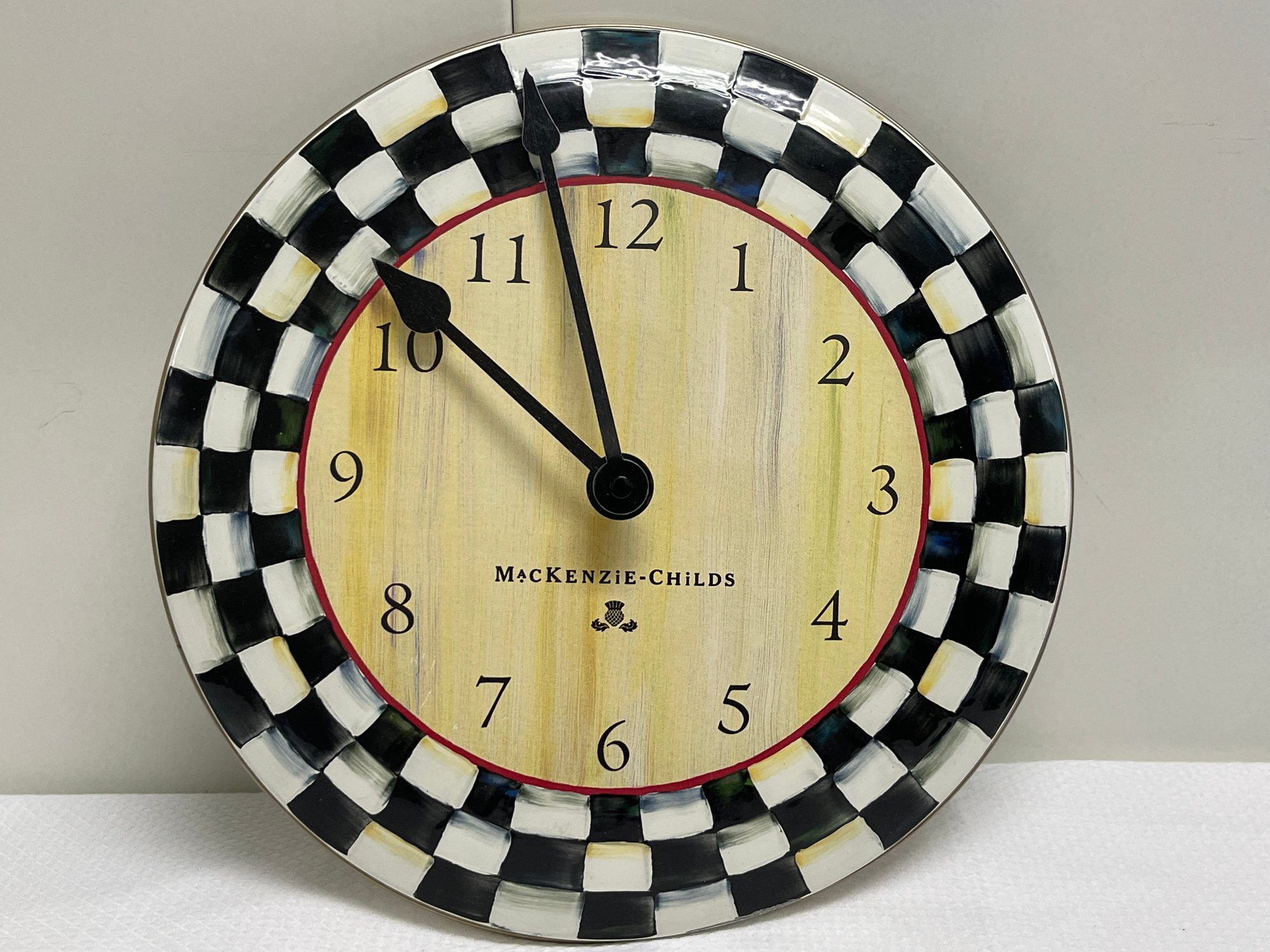 MacKenzie-Childs Wall Clock #145855 | Auctionninja.com