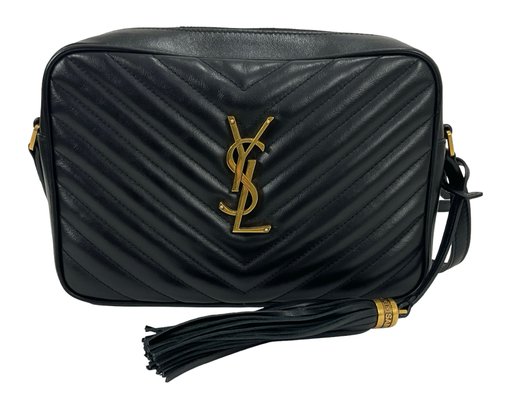 YSL  Saint Laurent Lou Camera Bag Quilted Leather With Tassel