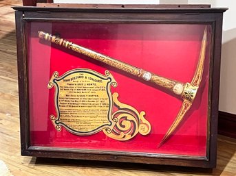 NYC Historical 1902 Grand Boulevard And Concourse Ceremonial Pick Axe